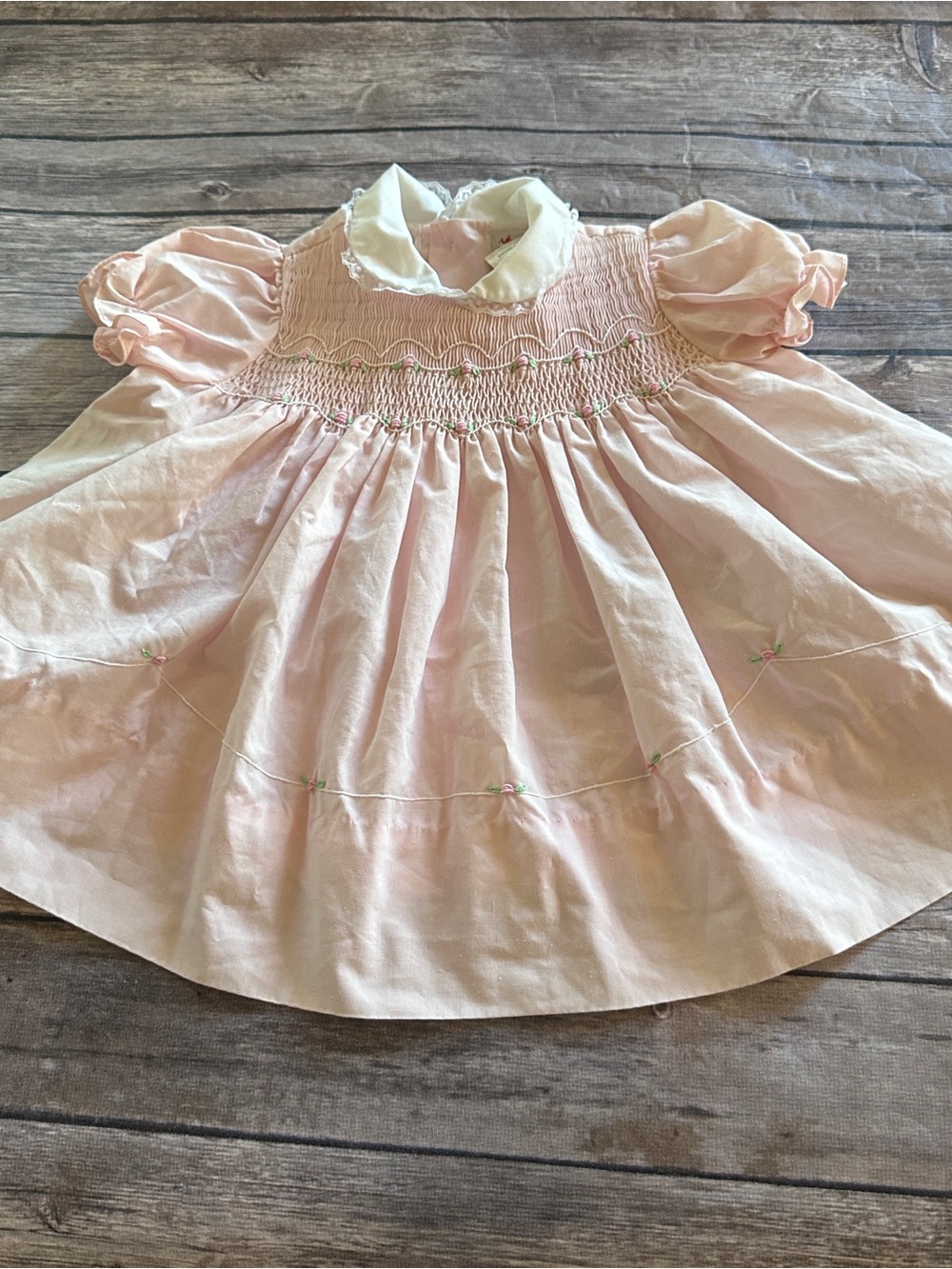 A little angel pink vintage dress 6/9 vguc